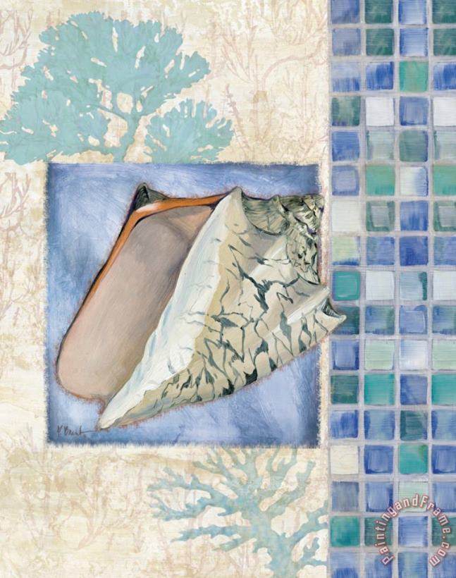 Paul Brent Mosaic Shell Collage III Art Print