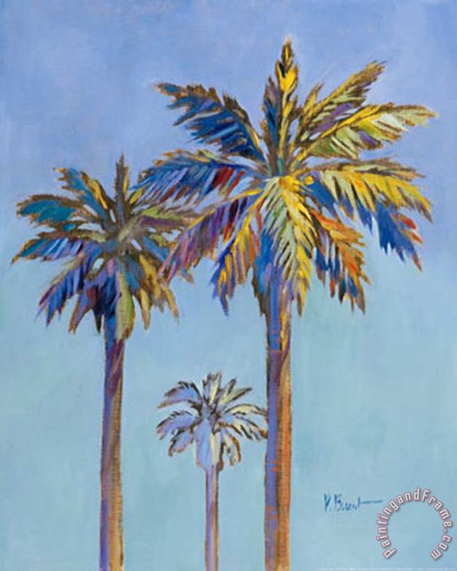 Paul Brent Santa Rita Palms II Art Painting