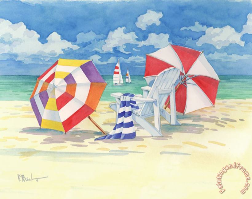 Sunnyside Beach painting - Paul Brent Sunnyside Beach Art Print