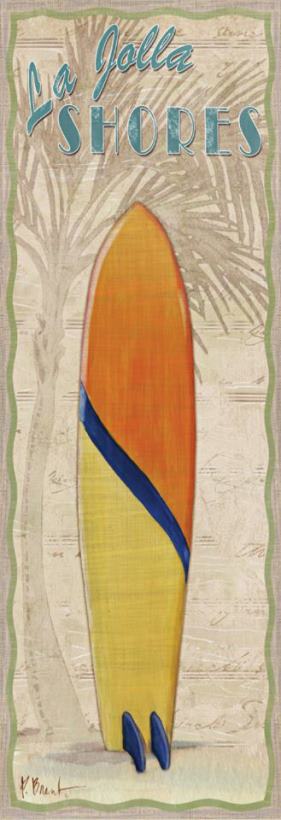 Paul Brent Surf Panel III Art Painting