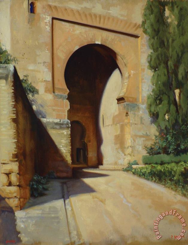 Paul Brown Puerta De La Justica, Alhambra Art Painting