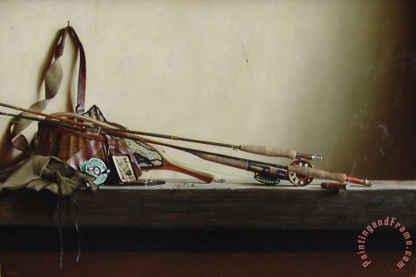 Stuart's Rods painting - Paul Brown Stuart's Rods Art Print