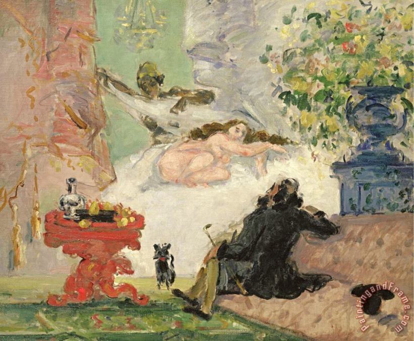 Paul Cezanne A Modern Olympia 1873 74 Oil on Canvas Art Print