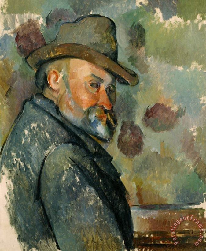 Paul Cezanne Autoportrait Art Painting