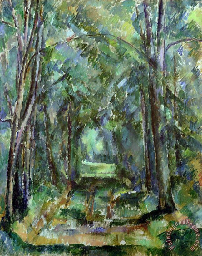 Paul Cezanne Avenue at Chantilly Art Print