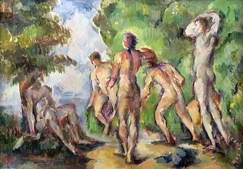 Paul Cezanne Bathers Art Painting