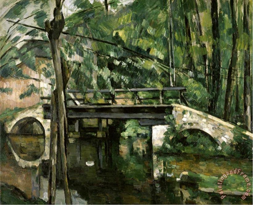 Bridge in Maincy C 1879 painting - Paul Cezanne Bridge in Maincy C 1879 Art Print