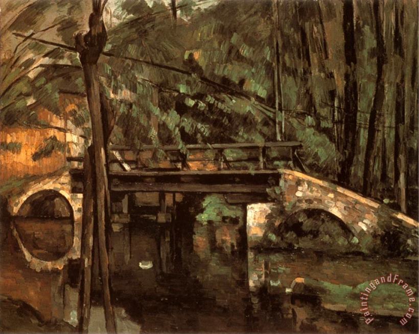 Bridge of Maincy Melun painting - Paul Cezanne Bridge of Maincy Melun Art Print