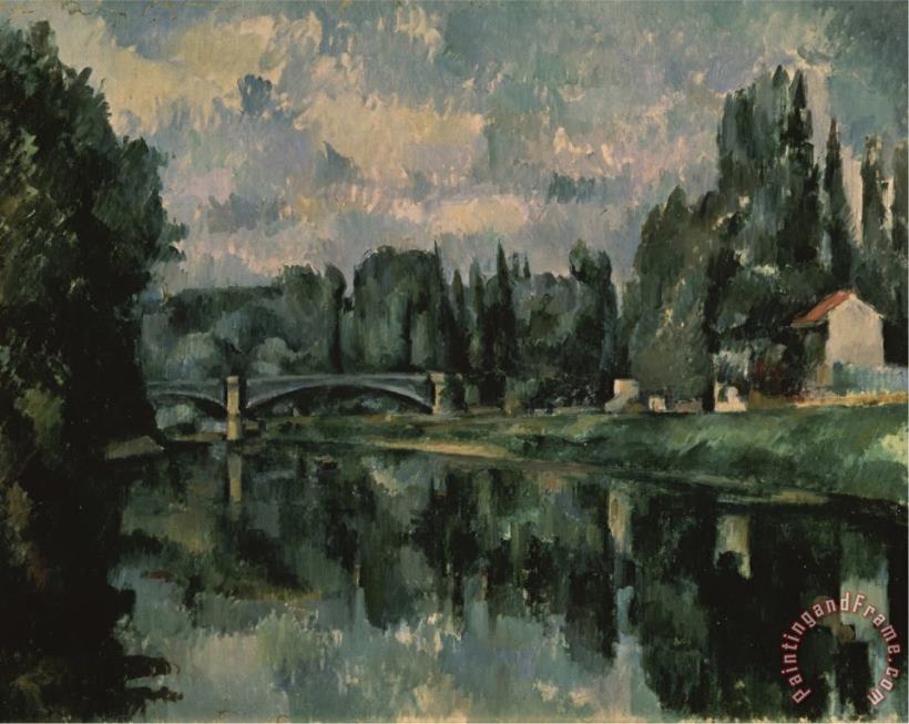 Bridge Over The Marne at Creteil painting - Paul Cezanne Bridge Over The Marne at Creteil Art Print