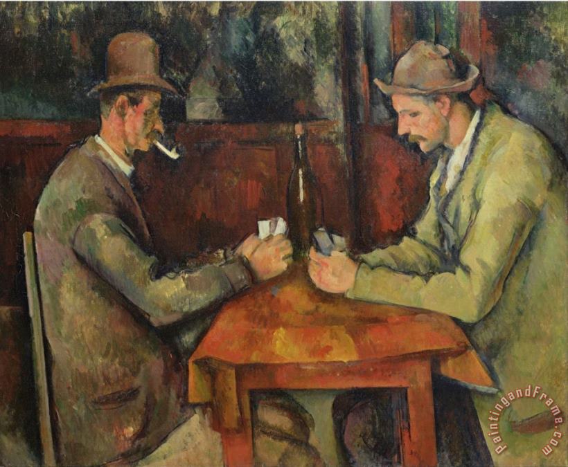 Paul Cezanne Card Players Art Painting