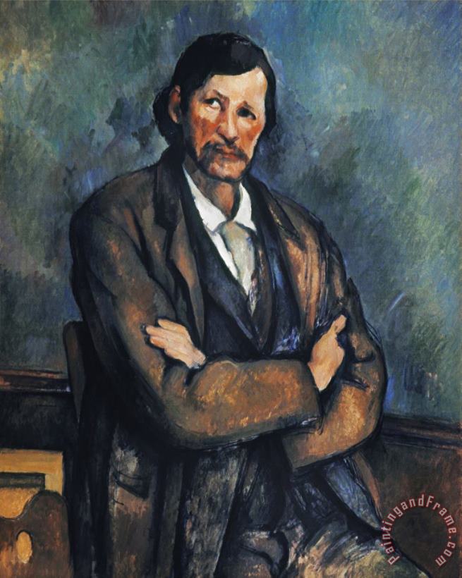 Paul Cezanne Cezanne Man C1899 Art Painting