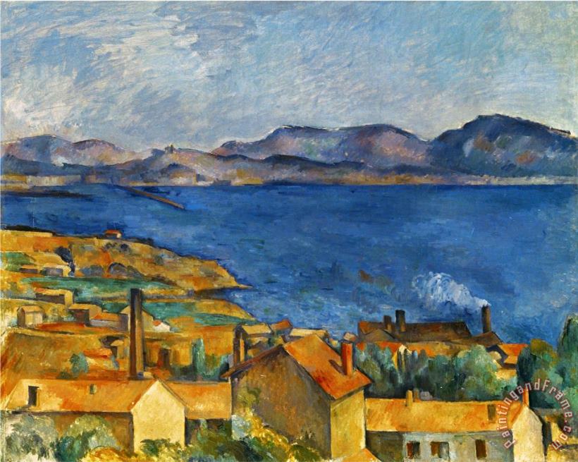 Cezanne Marseilles 1886 90 painting - Paul Cezanne Cezanne Marseilles 1886 90 Art Print