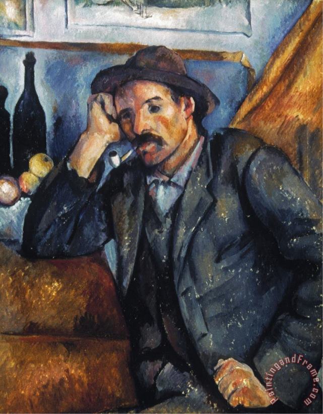 Paul Cezanne Cezanne Pipe Smoker 1900 Art Print