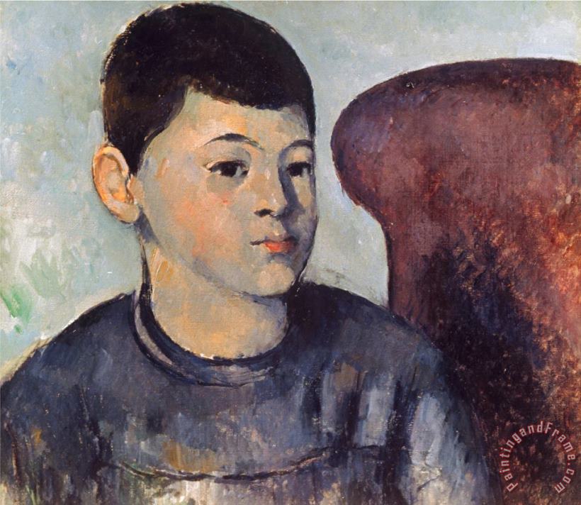 Cezanne Portrait of Son painting - Paul Cezanne Cezanne Portrait of Son Art Print