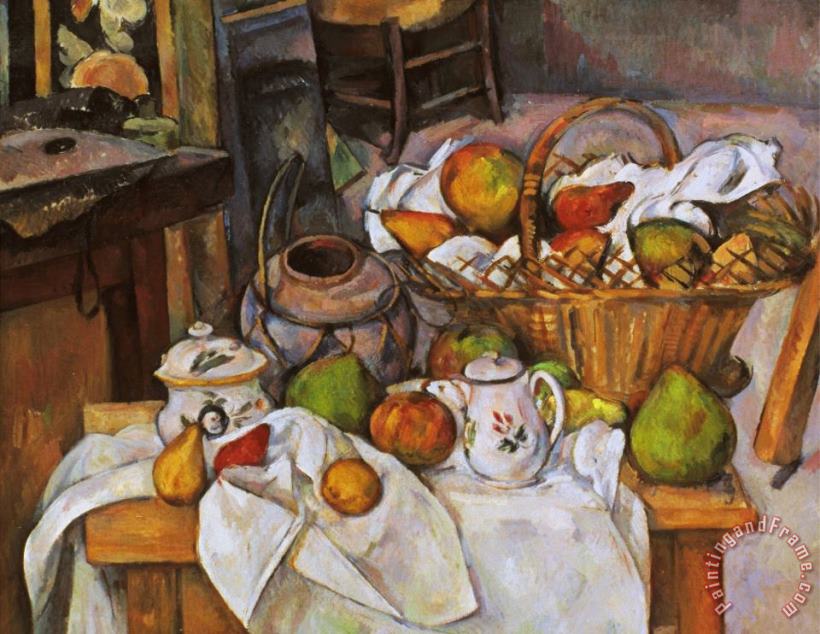 Paul Cezanne Cezanne Table 1888 90 Art Print