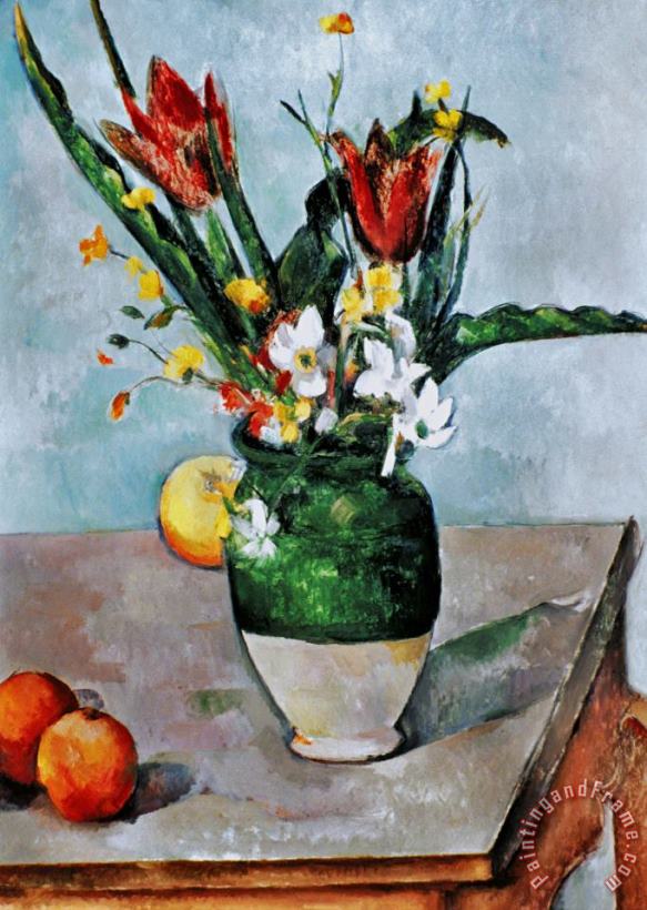 Paul Cezanne Cezanne Tulips 1890 92 Art Painting