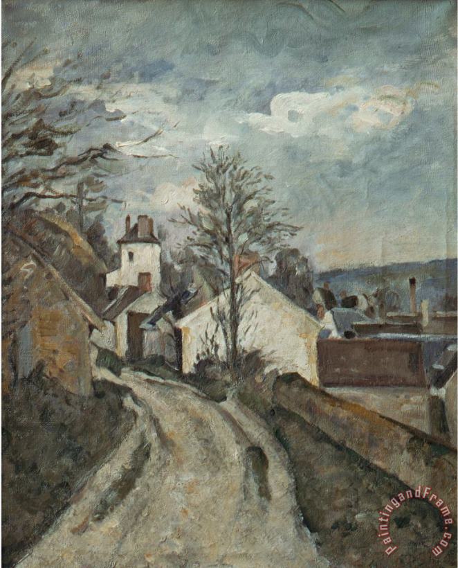 Paul Cezanne Doctor Gachet S House at Auvers Art Painting