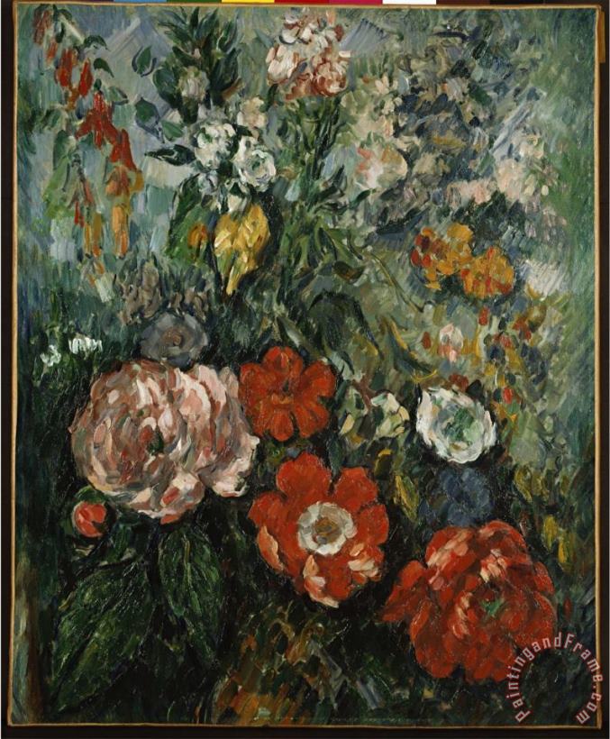 Paul Cezanne Flowers C 1879 Art Print