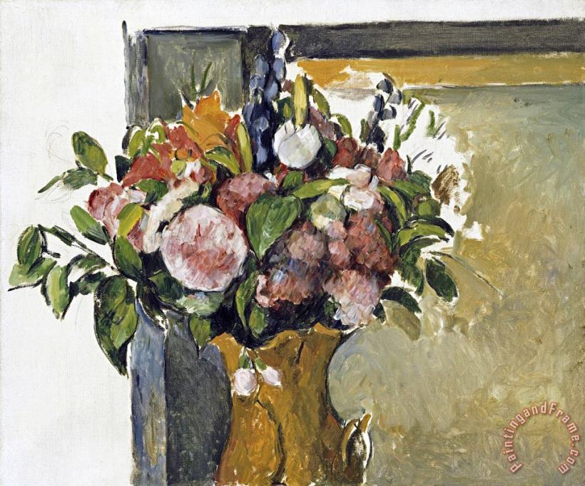 Paul Cezanne Flowers in a Vase Art Print