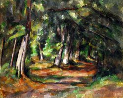 Paul Cezanne Forest Path Circa 1892