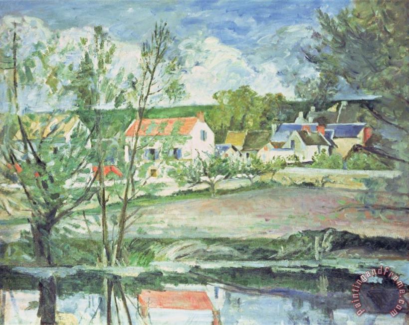 In The Oise Valley painting - Paul Cezanne In The Oise Valley Art Print