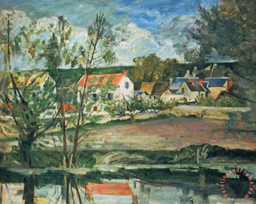 Paul Cezanne In The Valley of The Oise River 1873 1875 Art Print
