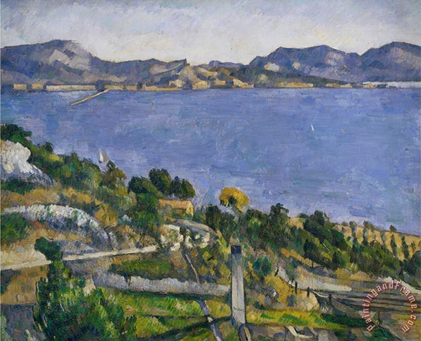 Paul Cezanne L Estaque Art Print