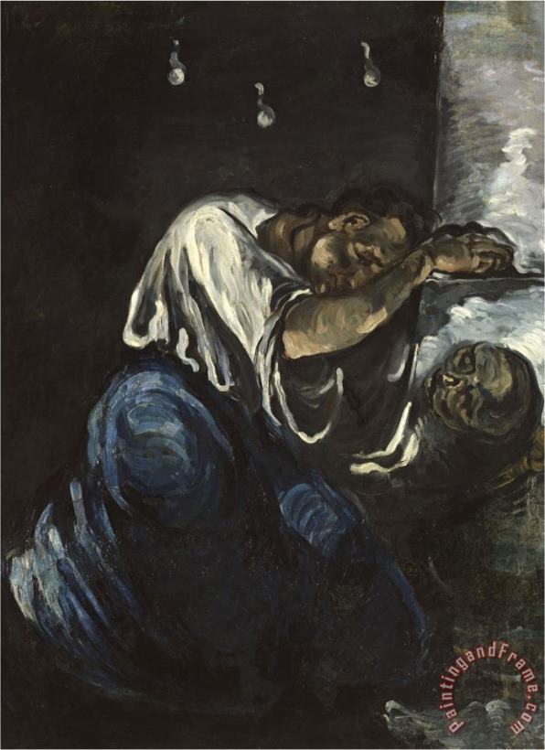 Paul Cezanne La Madelaine C 1868 Art Print