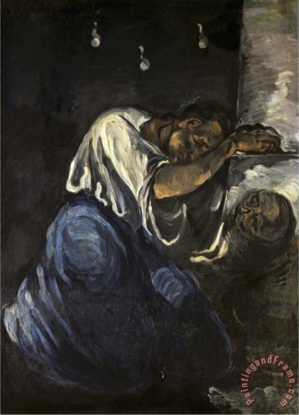 La Madeleine Ou La Douleur painting - Paul Cezanne La Madeleine Ou La Douleur Art Print