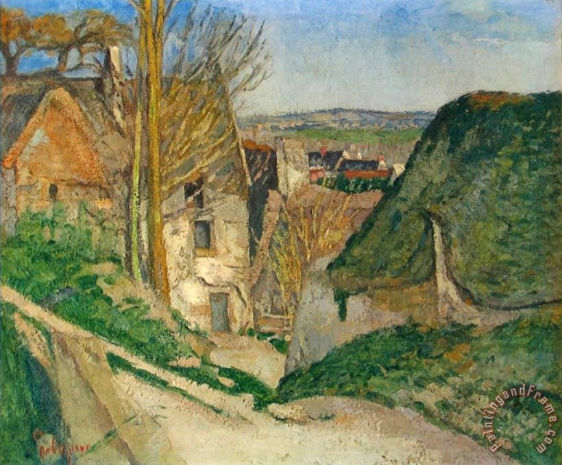 Paul Cezanne La Maison Du Pendu Art Painting