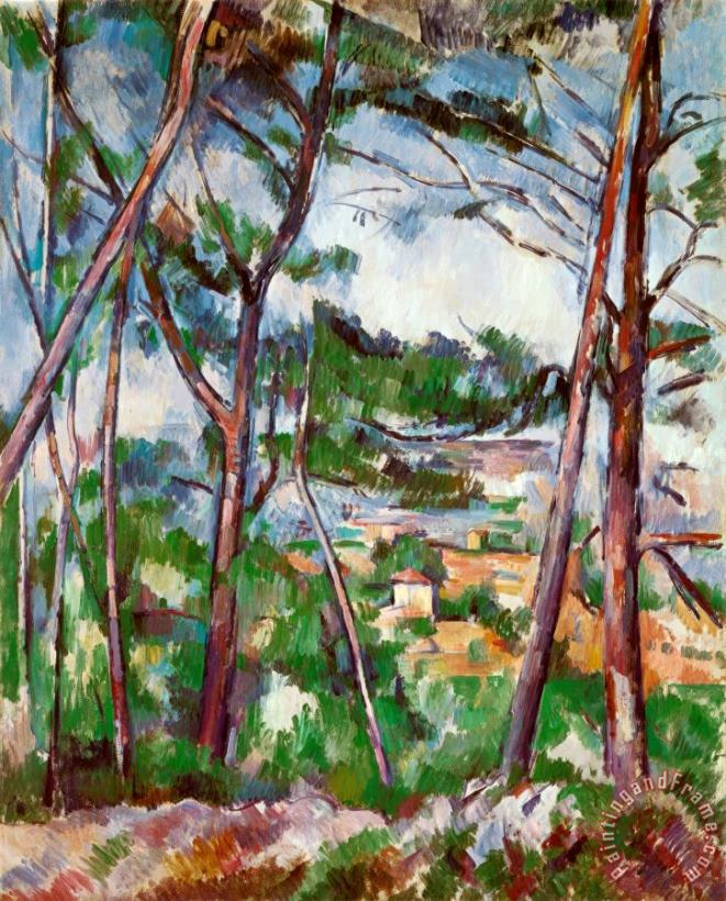 Paul Cezanne Landscape Near Aix Art Print