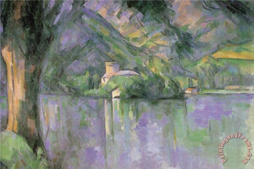 Le Lac Annecy painting - Paul Cezanne Le Lac Annecy Art Print