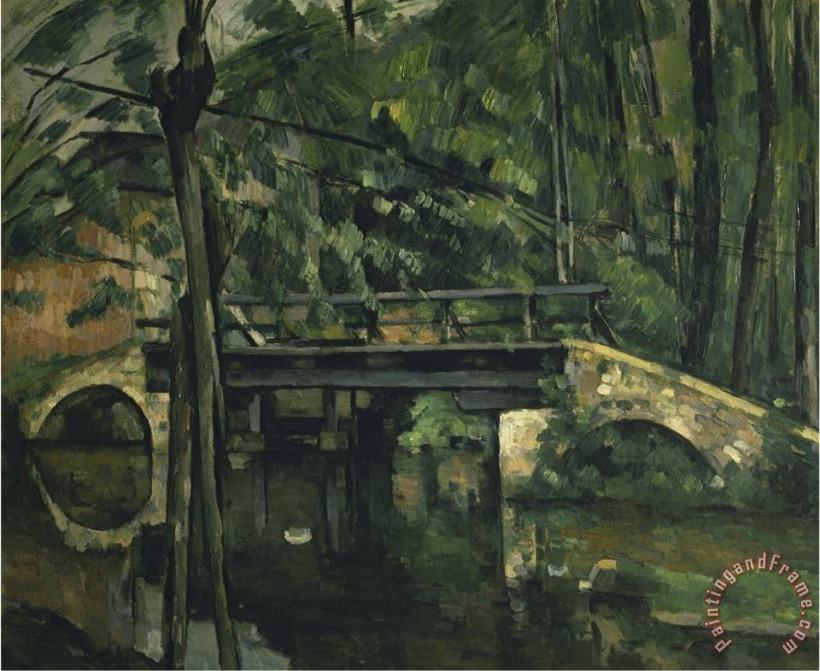 Paul Cezanne Le Pont De Maincy Art Painting
