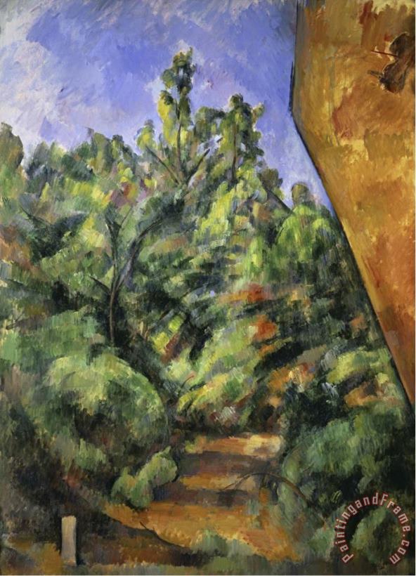 Paul Cezanne Le Rocher Rouge Art Print