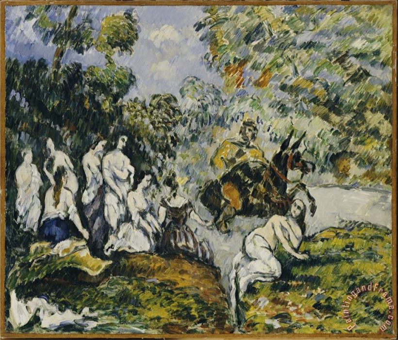 Paul Cezanne Legendary Scene C 1878 Art Print