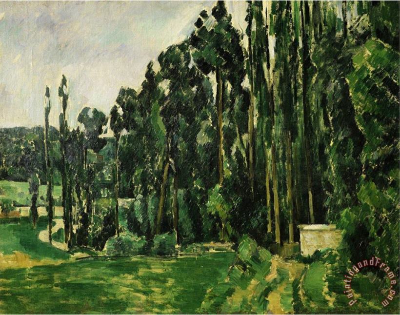 Paul Cezanne Les Peupliers The Poplar Trees 1879 80 Art Painting