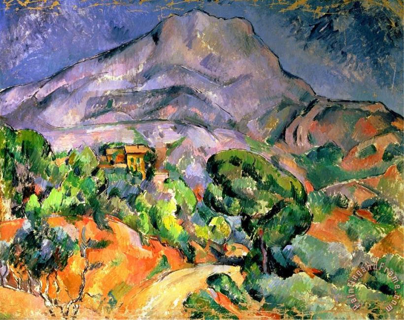 Paul Cezanne Mont Saint Victoire 1900 Art Painting