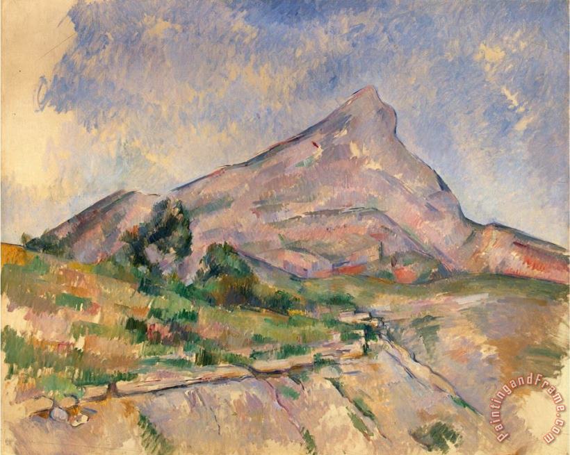 Mont Sainte Victoire 1897 98 painting - Paul Cezanne Mont Sainte Victoire 1897 98 Art Print