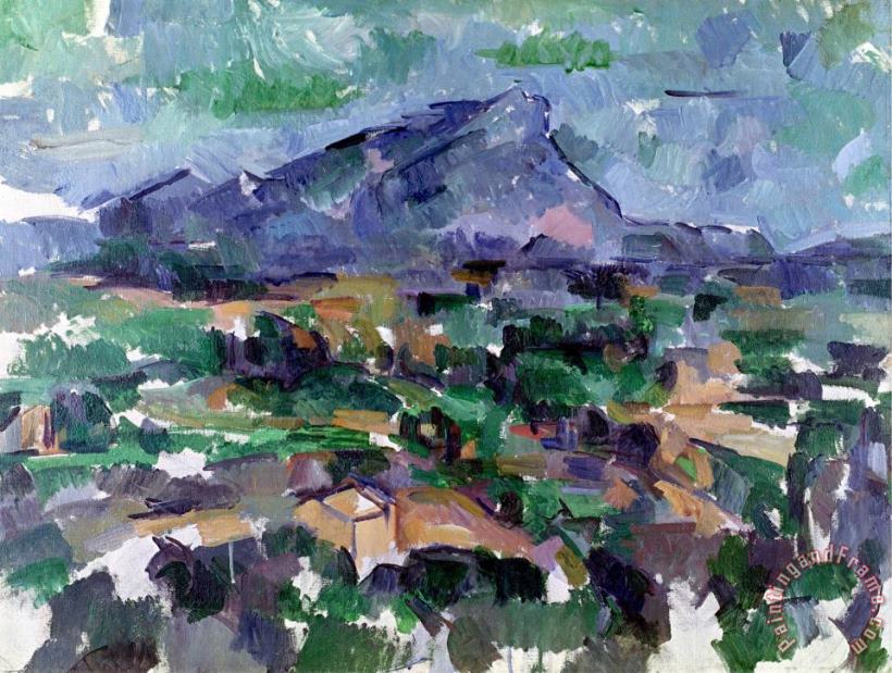 Paul Cezanne Montagne Sainte Victoire 1904 06 Art Print