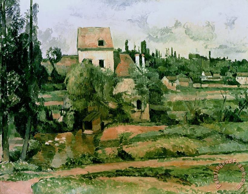 Moulin de la Couleuvre at Pontoise painting - Paul Cezanne Moulin de la Couleuvre at Pontoise Art Print