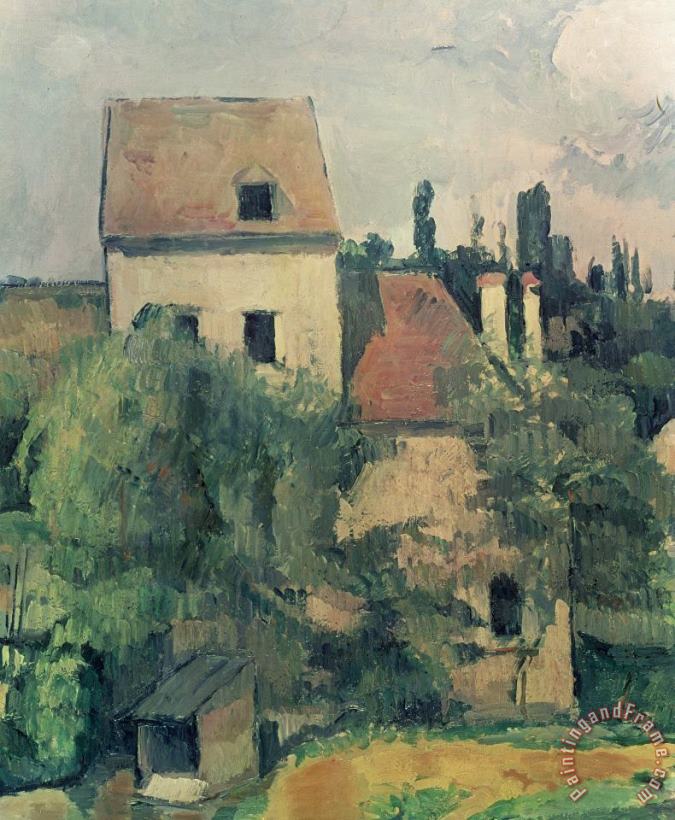 Paul Cezanne Moulin De La Couleuvre At Pontoise Art Print