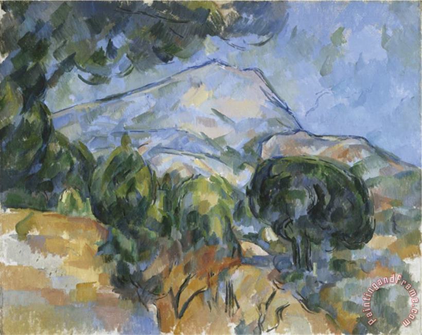 Mount Sainte Victorie C 1904 painting - Paul Cezanne Mount Sainte Victorie C 1904 Art Print