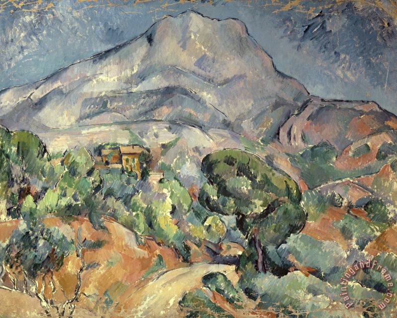 Mount St Victoirela painting - Paul Cezanne Mount St Victoirela Art Print