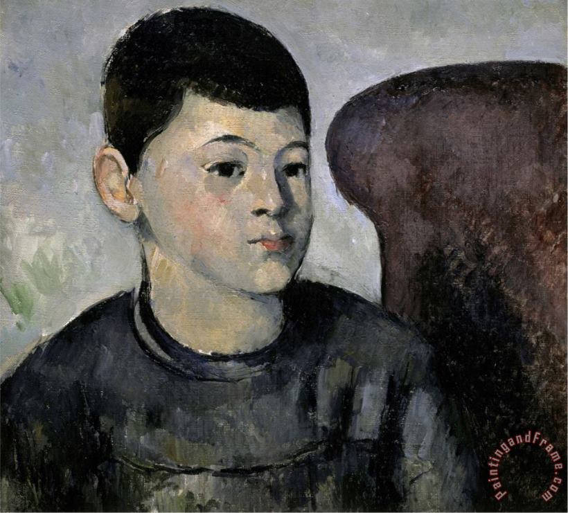 Paul Cezanne Portrait Du Fils De L Artiste Art Print