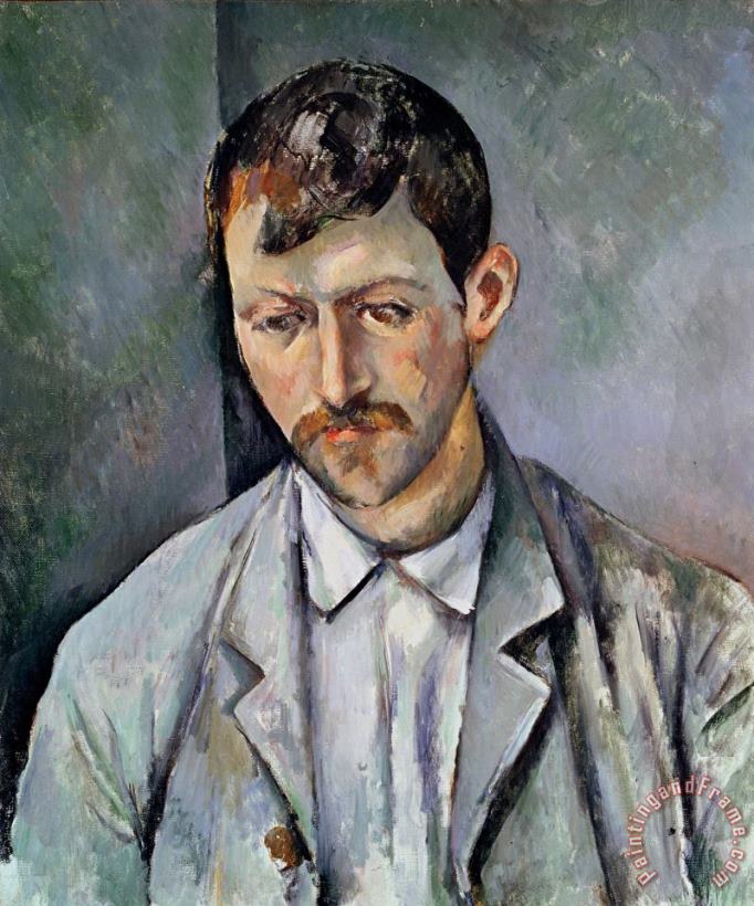Portrait of a Peasant Oil on Canvas painting - Paul Cezanne Portrait of a Peasant Oil on Canvas Art Print