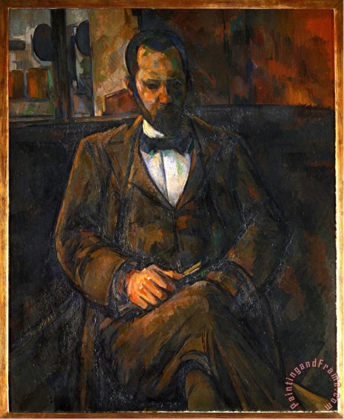 Paul Cezanne Portrait of Ambroise Vollard The Art Dealer Painted 1899 Art Print