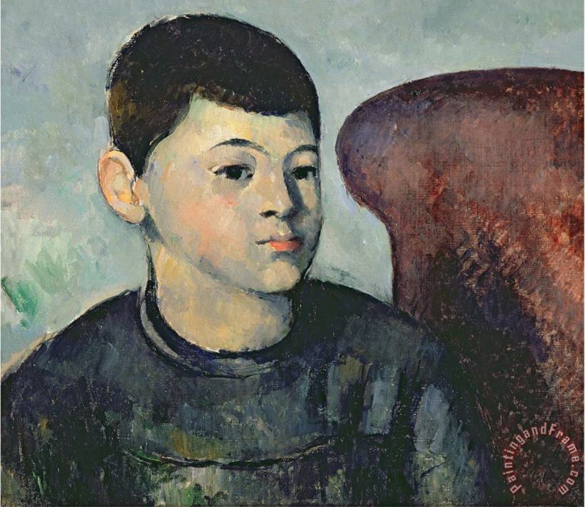 Paul Cezanne Portrait of The Artist S Son 1881 82 Art Print