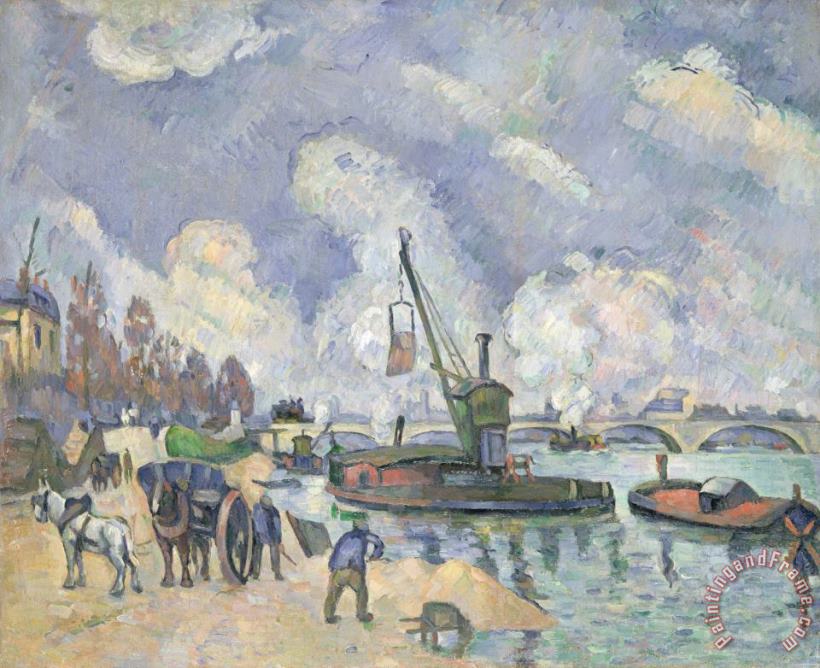 Paul Cezanne Quai de Bercy Paris Art Painting