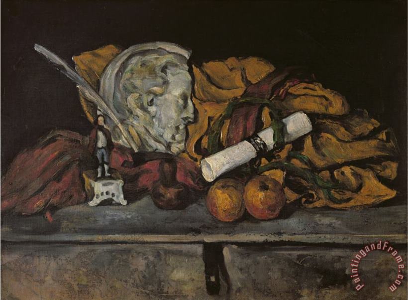 Paul Cezanne Still Life of The Artist S Accessories 1872 Art Print