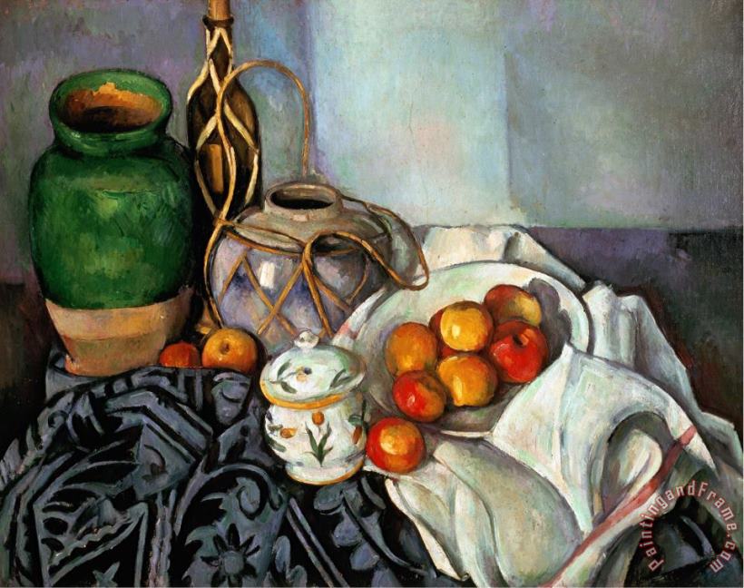 Still Life with Apples 1893 94 painting - Paul Cezanne Still Life with Apples 1893 94 Art Print